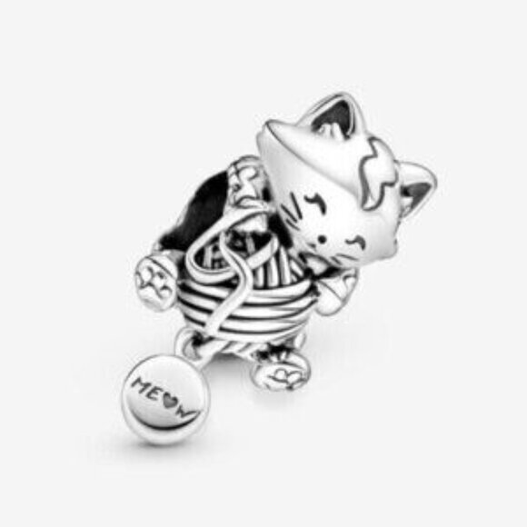 Pandora Kitten & Yarn Ball Charm - Picture 4 of 4